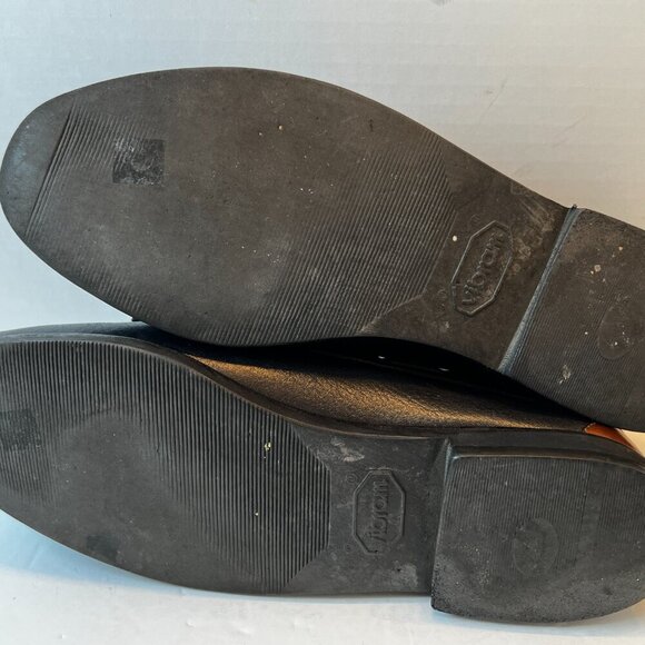 Allen‎ Edmonds Nashua Tassel Kiltie Leather Loafers Black Brown Shoes Mens 9.5 D